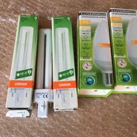  Osram Dulux 9w G23 + nr 2 Livarno E14 5w 