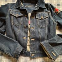 Giacca jeans Dsquared2 originale denim scuro