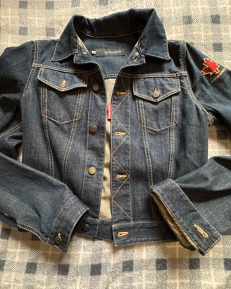 Giacca jeans Dsquared2 originale denim scuro