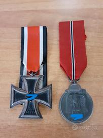 Militaria, lotto Medaglie timbrate