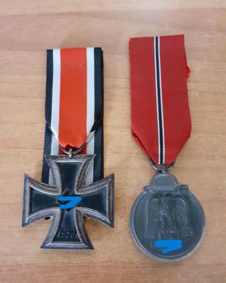 Militaria, lotto Medaglie timbrate