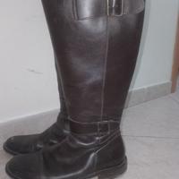 stivali marroni donna alti