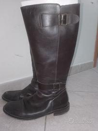 stivali marroni donna alti