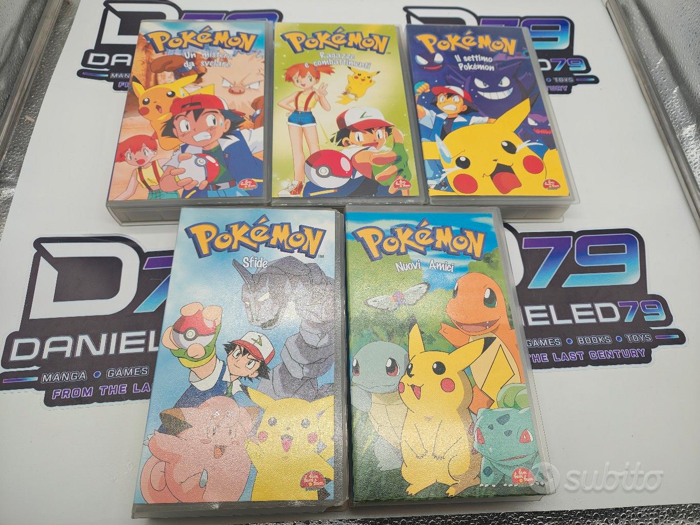 Lotto 5 VHS Pokémon - Prima Serie Anime - Musica e Film In vendita a Roma