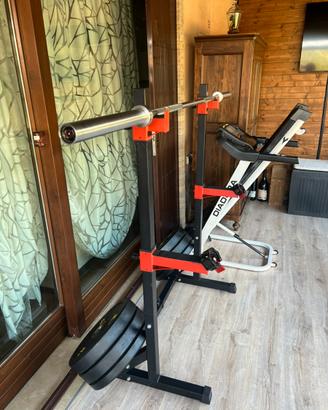 Half rack palestra home gym