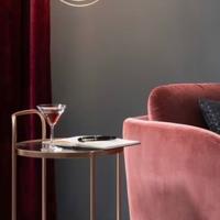 Carrello in vetro e metallo dorato Maison du Monde