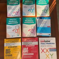 Libri Medicina Alphatest, Artquiz, Unitutor Edises