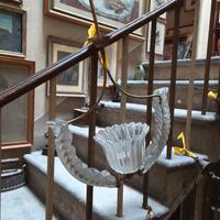 lampadario Art Déco in vetro di Murano