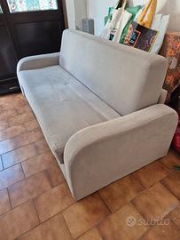Divano letto con materasso 