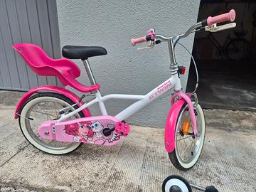 BICI 16 POLLICI 4-6 ANNI 500 DOCTO GIRL B'TWIN