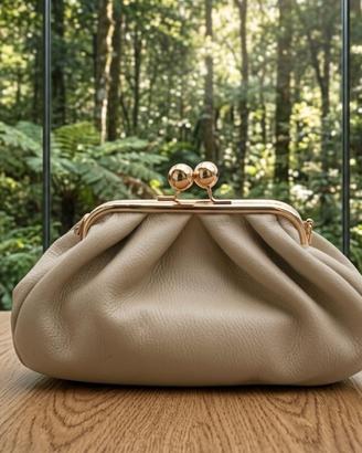 Borsa Pasticcino Bag Mini Beige simil MaxMara