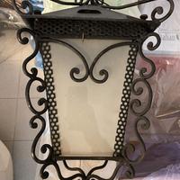 LAMPIONE D'EPOCA IN FERRO BATTUTO