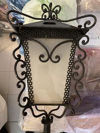 LAMPIONE D'EPOCA IN FERRO BATTUTO