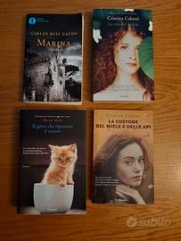 4 LIBRI NARRATIVA  Nuovo/Come nuovo