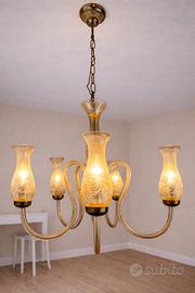 Lampadario vintage italiano anni ’50