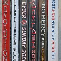 Set 6 dvd WWE wrestling nuovi 