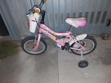 bici bimba con portapacchi