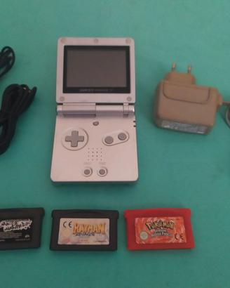 NINTENDO GAME BOY ADVANCE SP CON GIOCHI E CAVI