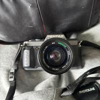 fotocamera pentax p30t con borsa custodia e falsh