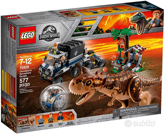 Istruzioni Lego JurassicWorld-Fuga Dal Carnotaurus