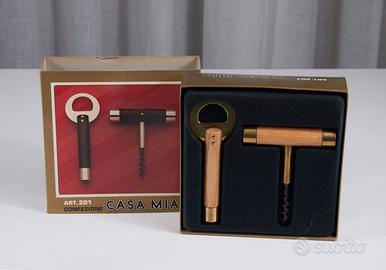 Set bar CasaMia Art.201 – frassino & ottone ’70