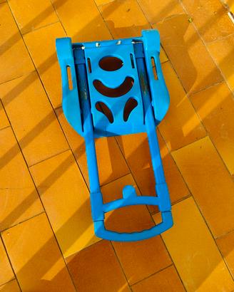 Carrellino trolley porta zaino Mitama Blu