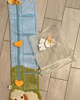 Metro crescita bimbi con porta foto, marca Thun