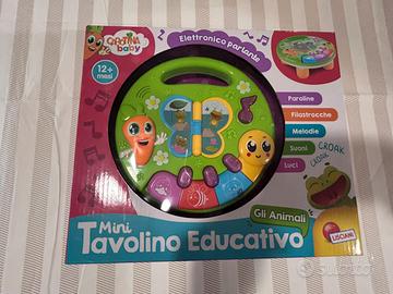Tavolino educativo elettronico parlante animali