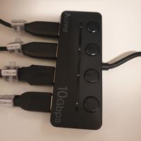 Hub Usb 3.0 10Gbps 4 porte