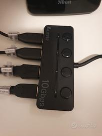 Hub Usb 3.0 10Gbps 4 porte