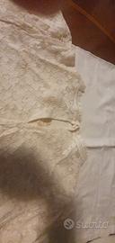 camicia in pizzo beige