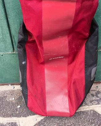 borsa bici portapacchi btwin