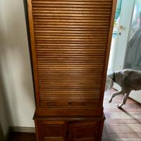 Antico Schedario con serranda archivio