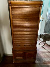 Antico Schedario con serranda archivio