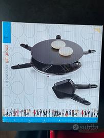 Raclette disco volante vetro/inox
