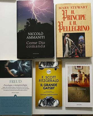 5 libri: FITZGERALD, FREUD, AMMANITI, TOLSTOJ