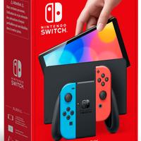 Switch Console OLED Red/Blue/White
