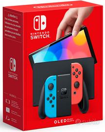 Switch Console OLED Red/Blue/White