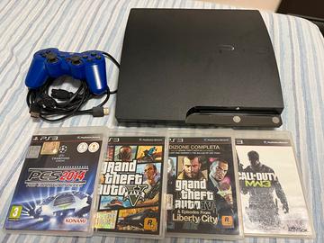 Ps3 slim 120gb controller e giochi
