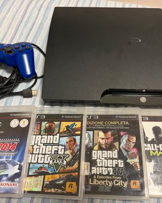 Ps3 slim 120gb controller e giochi