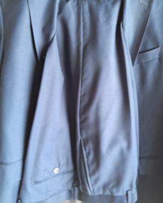 Giacca in cotone con pantalone colore blu