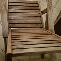 Sedia Sdraio in legno