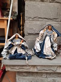 Statuine Presepe Grandi  in Tessuto 