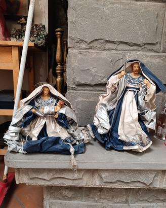 Statuine Presepe Grandi  in Tessuto 
