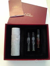 Cartier portaprofumo da borsetta + 3 essenze