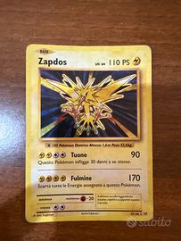 Carta pokemon ( Zapdos holo, espansione Evoluzioni