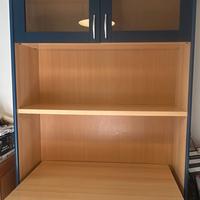 scrivania 2 pezzi vero legno