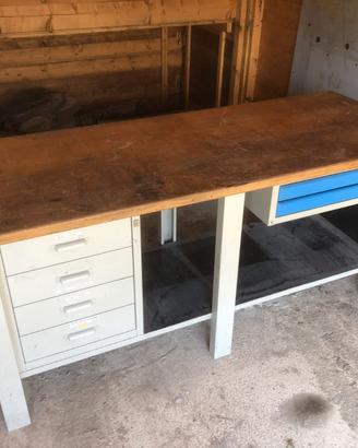 banco da lavoro officina meccanica 200x75cm PROFES