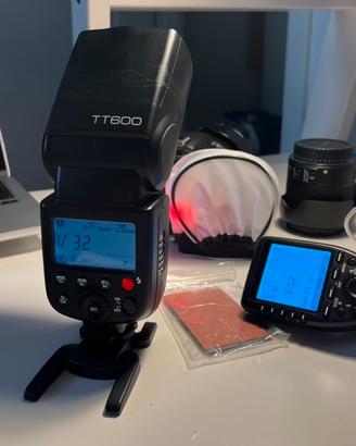 Flash godox tt600 e trigger xPro c