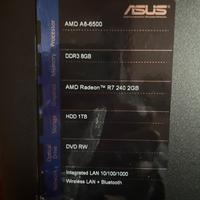 PC ASUS a8-6500